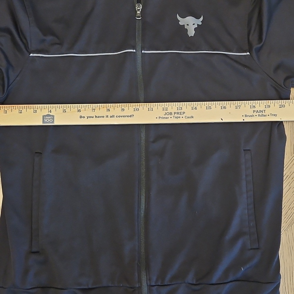 Under Armour Project Rock Track Jacket Full Zip Men's M Loose‎ Fit - Picture 4 of 5